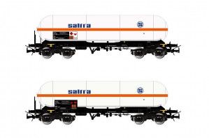 RENFE Zags Saltra Gas Tank Wagon Set (2) V