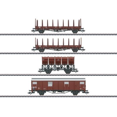 DB Mixed Freight Wagon Set (4) III