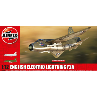 British English Electric Lightning F2A (1:72 Scale)