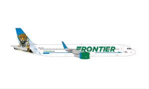 Airbus A321 Frontier Airlines Spot Jaguar N712FR (1:500)
