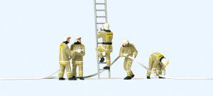 Firemen Beige Uniform F/Fighting (5) Exclusive Figure Set