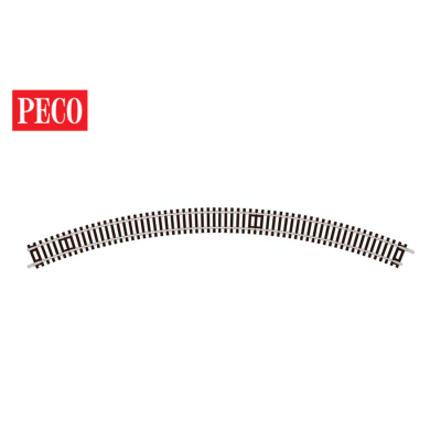 PECO SETRACK N CODE 80 No.3 Radius Double Curve, 298.5mm (11¾in)