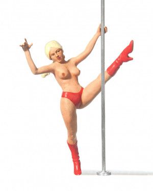 Pole Dancer High Leg Figure