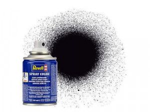 Spray Colour (100ml) Solid Matt Black RAL9011