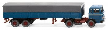 MB Flatbed Truck Azure Blue 1968-74