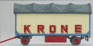 Circus Krone Covered Equipment Trailer
