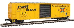 50' ACF Exterior Post Boxcar Railbox/BN Patch 249182