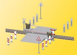 Fully Automatic Level Crossing with Decorated Barriers