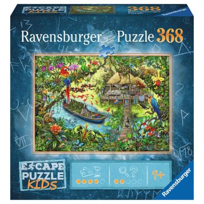 Escape Puzzle Kids  Jungle 368pc Mystery Jigsaw Puzzle