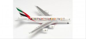 Airbus A380 Emirates A6-EVB Year of Tolerance (1:500)