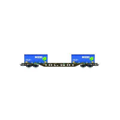 FS Sgnss Container Wagon w/2x20' Nizzi Container Load VI