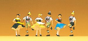 Bavarian Folk Dancers (6) Exclusive Figure Set
