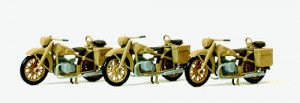 German Reich 1939-45 VMW R12 Motorcycles (3) Kit
