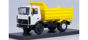 MAZ-5551 Dumper Truck White/Yellow