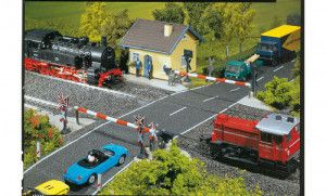 Protected Level Crossing Kit with Motor III