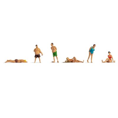 Sunbathers (6) Hobby Figure Set
