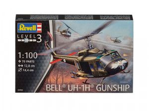 US Bell UH-1H Gunship (1:100 Scale)