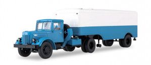 MAZ-200V Box Semitrailer Truck