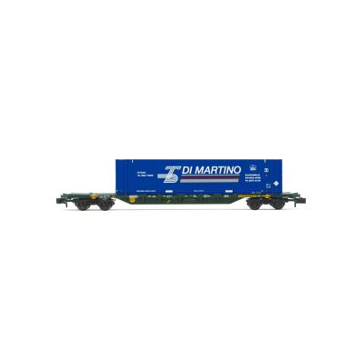 FS CEMAT Sgnss Flat Wagon w/45' Di Martino Container VI