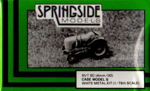 Case Model S Tractor (1940) Whitemetal Kit
