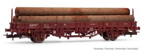 RENFE Transfesa Kbs Stake Wagon w/Log Load IV