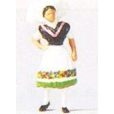 Woman in Spreewald Costume Figure