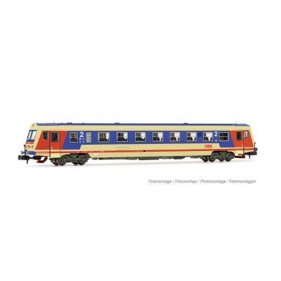 OBB Rh5047 Diesel Railcar & Trailer Grey/Blue/Beige IV