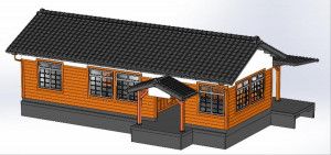 Local Line Small Station Building (Pre-Built)