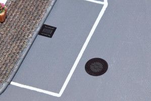 Manhole Covers (4) and Sewer Grates (6) Etched Metal Kit
