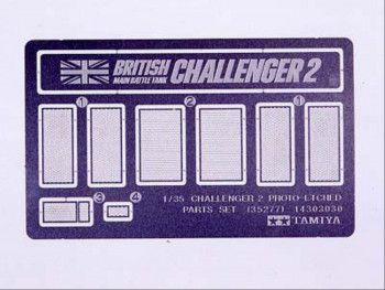 Challenger 2 Photo-etched part
