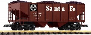Santa Fe Rib Sided Hopper w/Coal Load