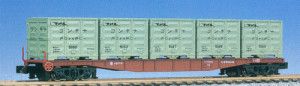 JR Chiki 5000 Flat Wagons with Containers Set (2)