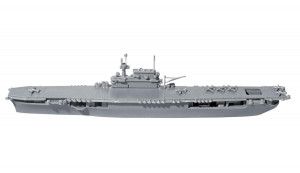US Aircraft Carrier USS Enterprise CV-6 Model Set (1:1200)