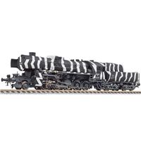 Tender locomotive, BR 52, 52 3109, winter camouflage, DRB, era II