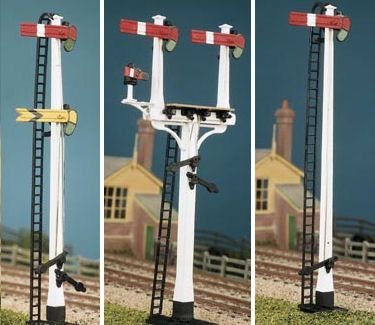 LNWR Square Post (4 signals inc. Jcn/brackets)