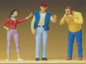 Truckers (2) and Hitchhiker Figure Set