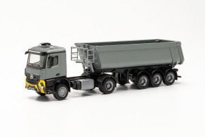 MB Arocs M Dump Truck Semnitrailer Grey/Yellow