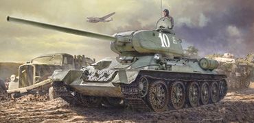T-34-85 With Interior&Etch Parts