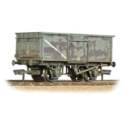 BR 16T Steel Mineral Wagon BR Grey (Late) [W]