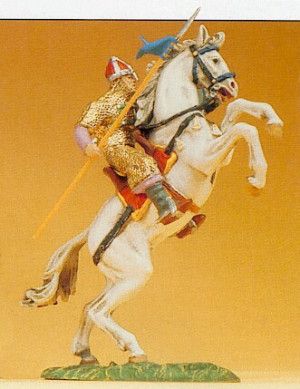 Norman Riding with Spear Figure