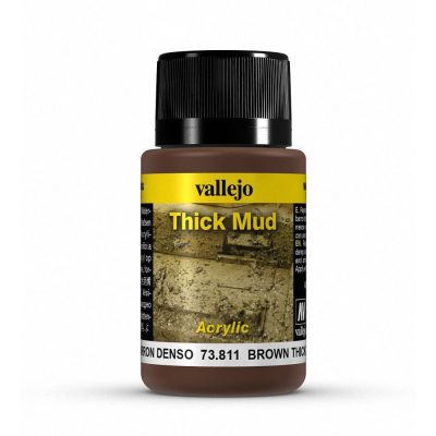 Vallejo Weathering Effects 40ml - Brown Thick Mud
