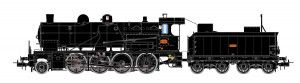 *SNCF 140C Black Steam Locomotive III