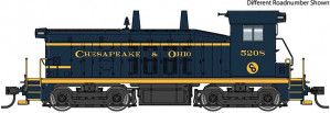 EMD NW2 PhV Diesel Chesapeake & Ohio 5208 (DCC-Sound)