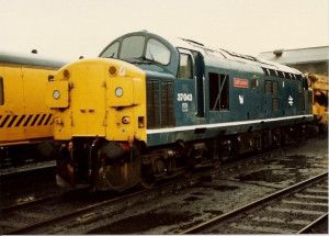 *Class 37 043 'Loch Lomond' BR Blue w/White Stripe