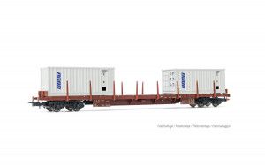 FS Rs Flat Wagon w/2 x 20' Fiat Container Load