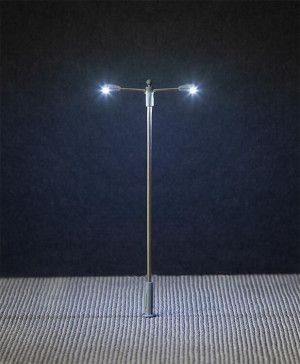 LED Double Arm Pole-Style Street Lamp 93mm (3)