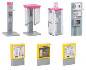 Vending/Ticket Machines & Telephone Booth Kit V