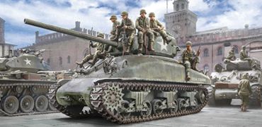 M4A1 Sherman With 7 Infantry Fig