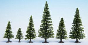 Spruce (10) Hobby Trees 5-14cm