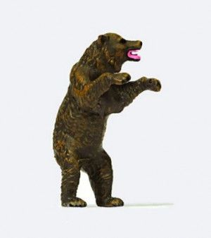 Brown Bear Standing Figure
